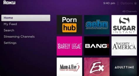 porn app for roku tv|You can now watch Pornhub on your TV for free